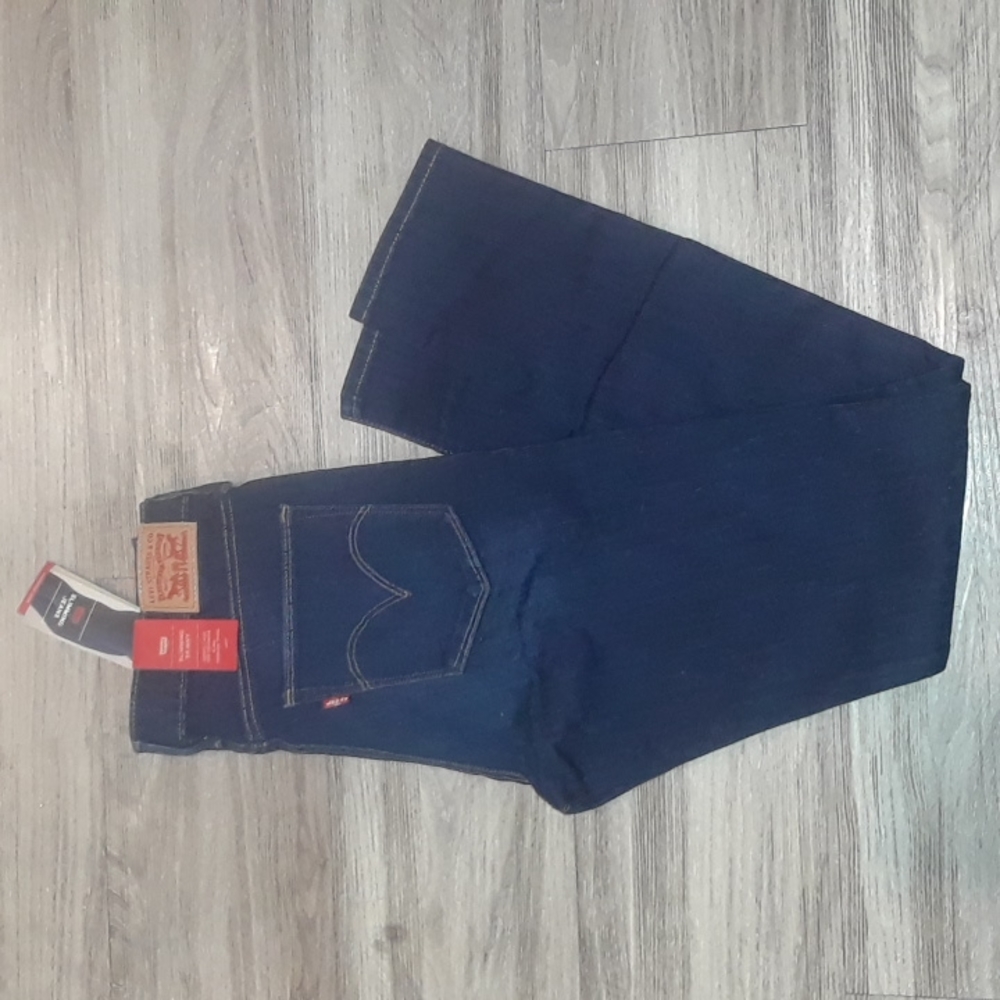 LEVI'S Jeans Deep Dark Blue Denim Jean Pants 29 x 30 Average Slimming Skinny